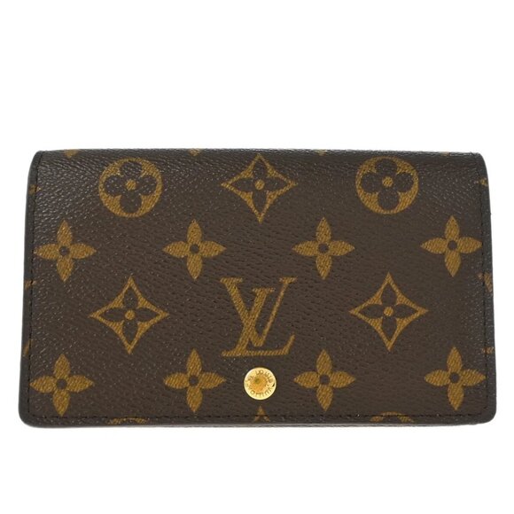 Louis Vuitton Monogram Porte Monnaie Billet Tresor Wallet M61730 CT1025 XX33805